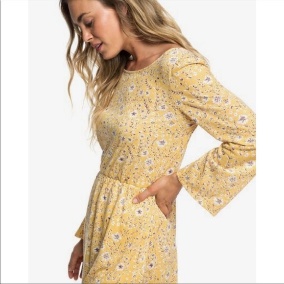Roxy beach chiller long sleeve romper in ochure from the forest - Picture 4 of 7